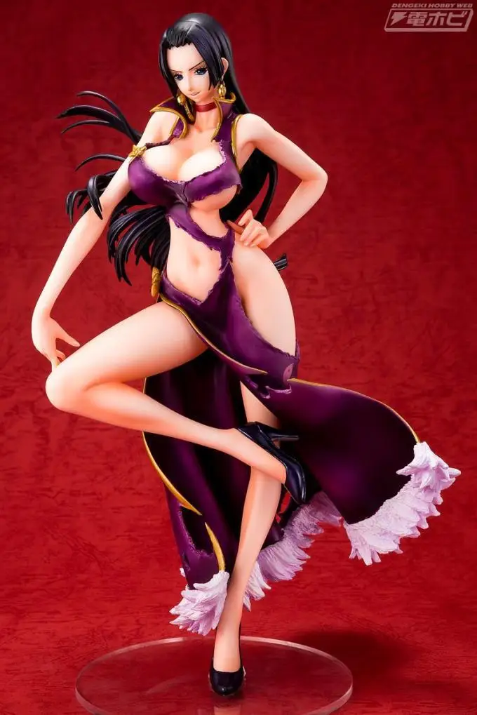 Figuras De Accion De One Piece Boya Emperor Hancock Battle Damage Cheongsam 3d2y Modelo Regalo Luffy En Pvc De 23cm Aliexpress