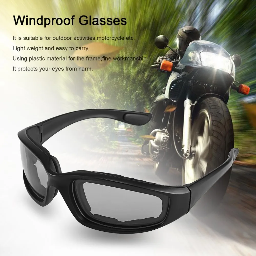 

Motorcycle Bike Protective Glasses Windproof Dustproof Eye Glasses Cycling Goggles Eyeglasses Outdoor Sports Eyewear Glasses New