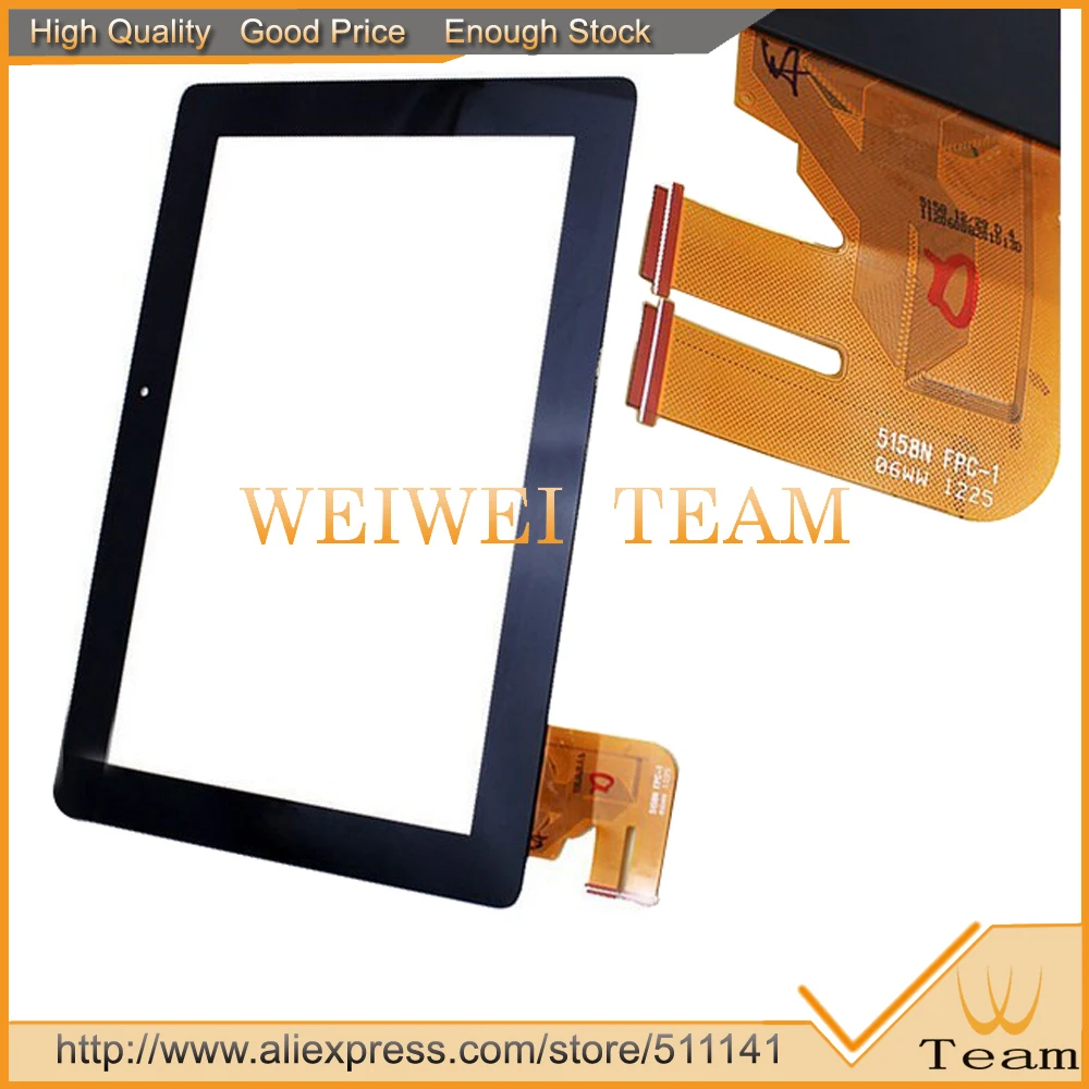 

100% Original NEW For Asus EeePad Transformer TF300 5158N FPC-1 Touch Screen Panel Digitizer Glass Lens Repair Replacement