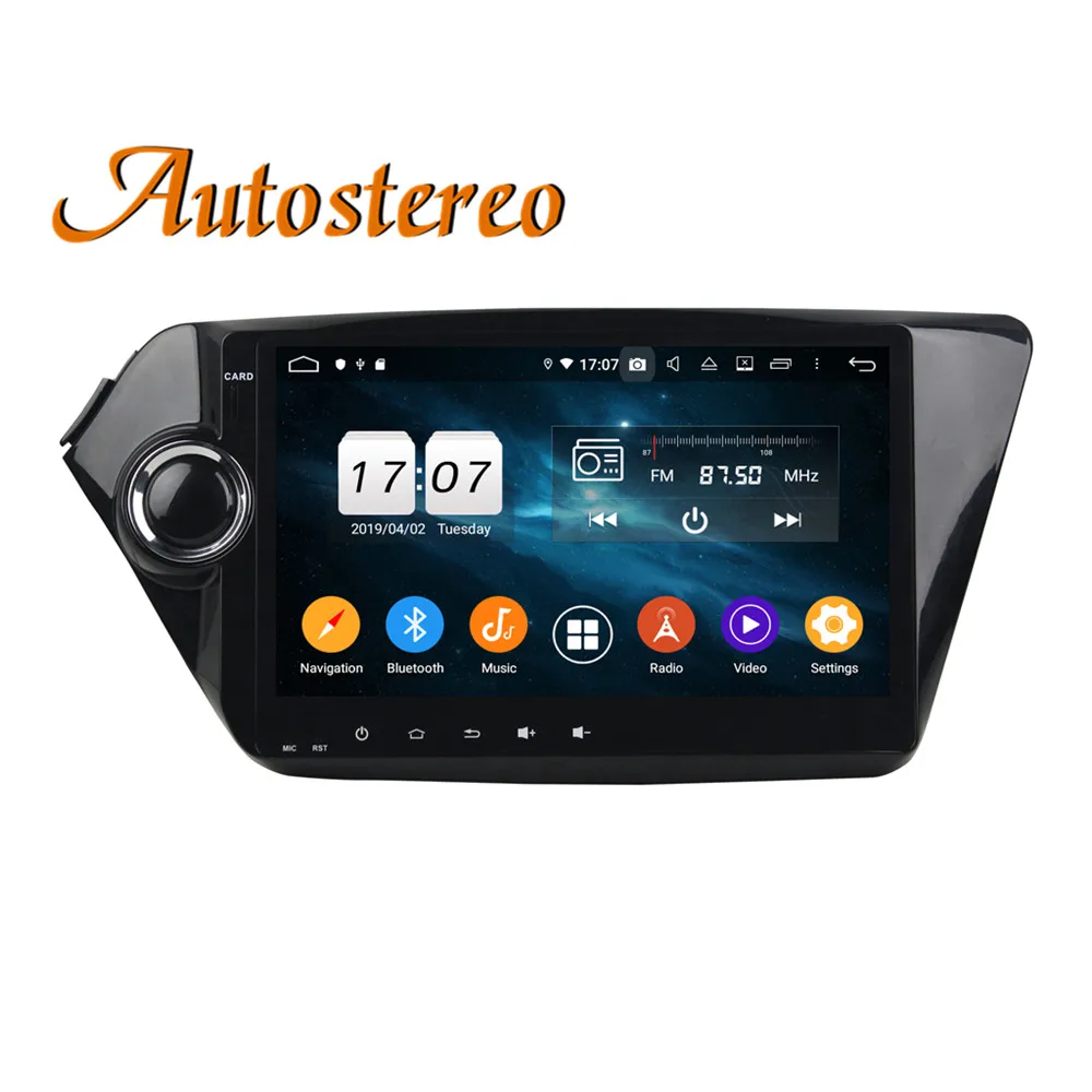 Clearance Android 9 Max 64GB Car DVD Player GPS navigation For Kia K2 RIO 2010-2017 head unit multimedia player radio tape recorder stereo 4