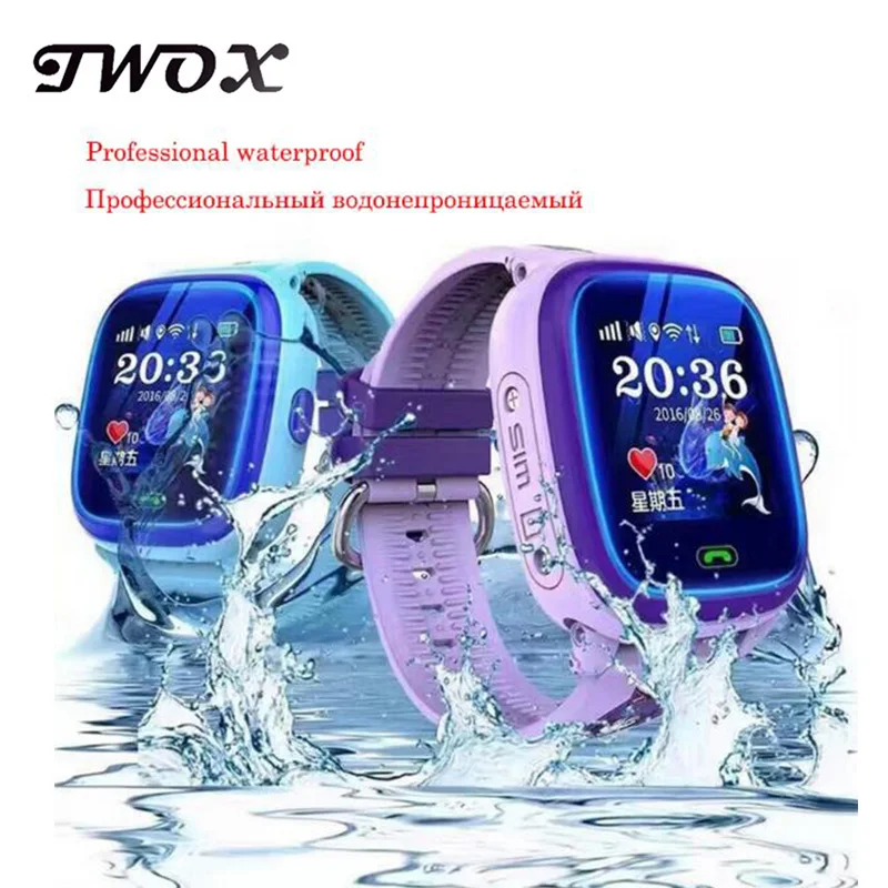 

Waterproof DF25 Smart Watch PK Q100 Children GPS Swim touch phone SOS Call Location Device Tracker Kids Safe Anti-Lost Monitor