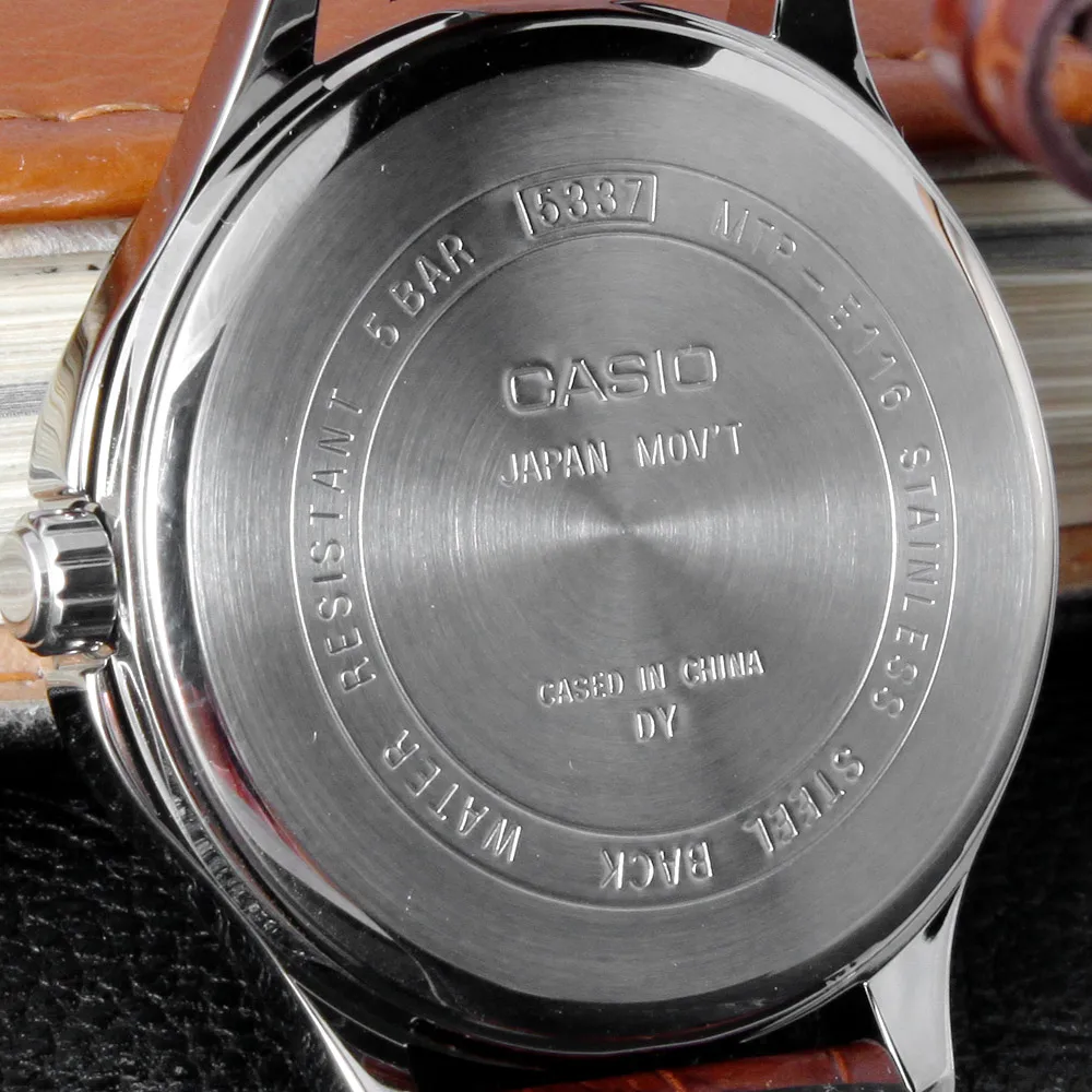 Часы Casio Analogue Мужские кварцевые часы Мода рестинг водонепроницаемый простой