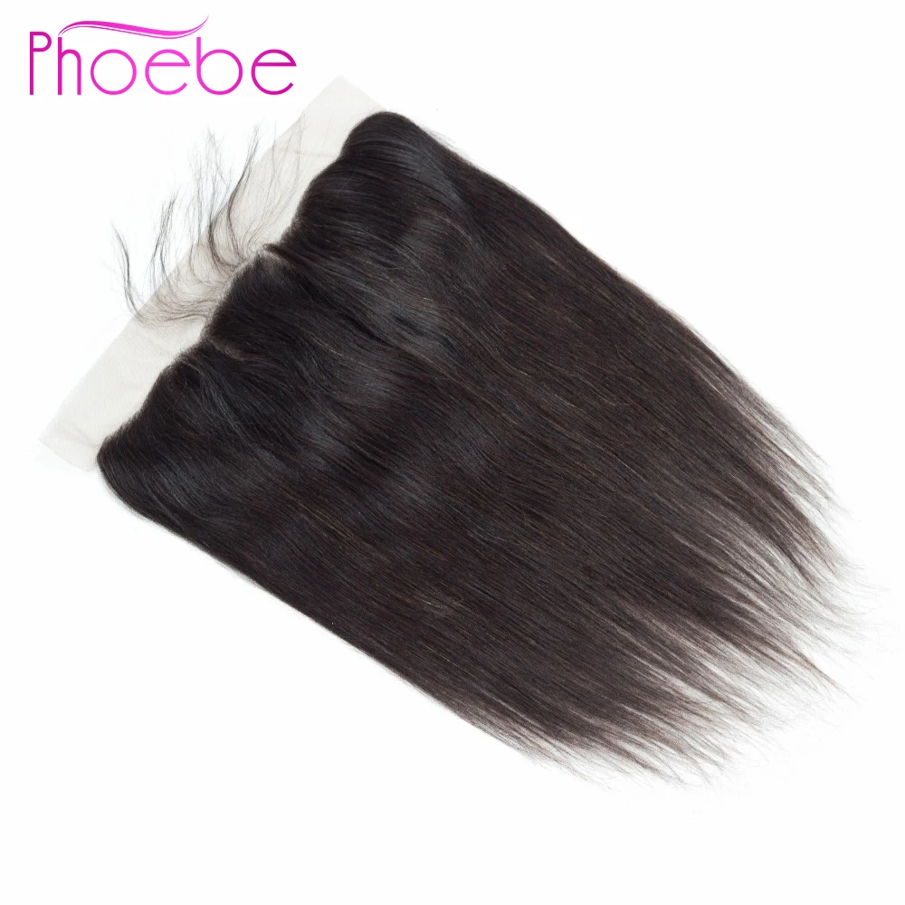 

Phoebe Peruvian Straight Hair 13x4 Lace Frontal Closure Remy Human Hair Closure 8-22 inch Frontal Free/Middle/Three Part Closure