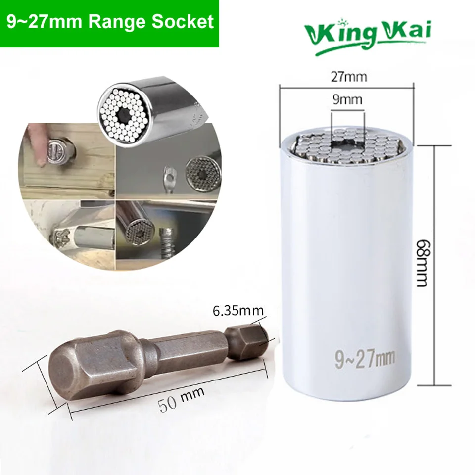 12V 16,8 V 24V Водонепроницаемая аккумуляторная литиевая батарея многофункциональная отвертка электрическая дрель - Цвет: Magic Socket 9-27mm