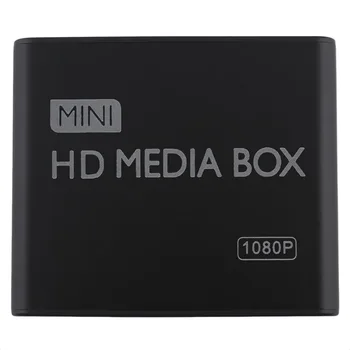 

Mini Full 1080p HD Media Player Box MPEG/MKV/H.264 HDMI AV USB + Remote Support MKV / RM-SD / USB / SDHC / MMC HDD-HDMI