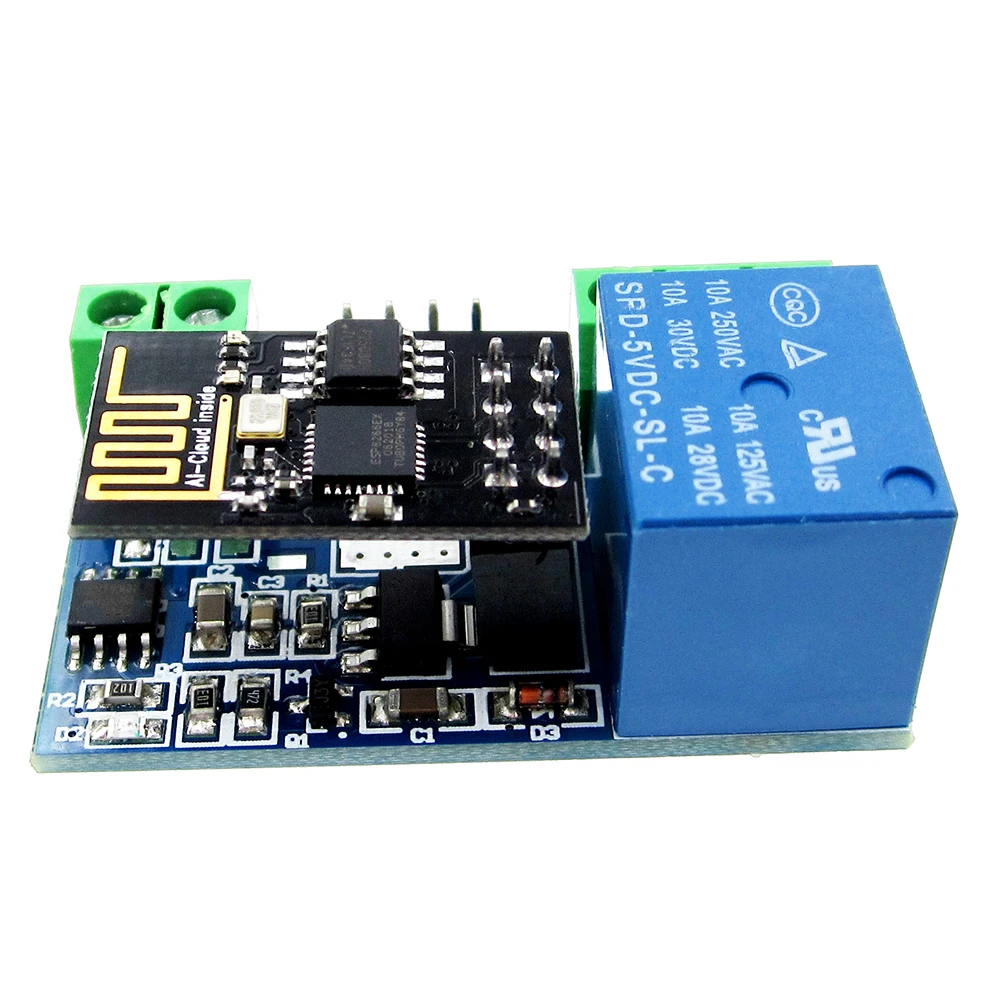 1 шт. ESP8266 Esp01 ESP 01 сетевой беспроводной WIFI релейный модуль Интернет вещей IOT APP