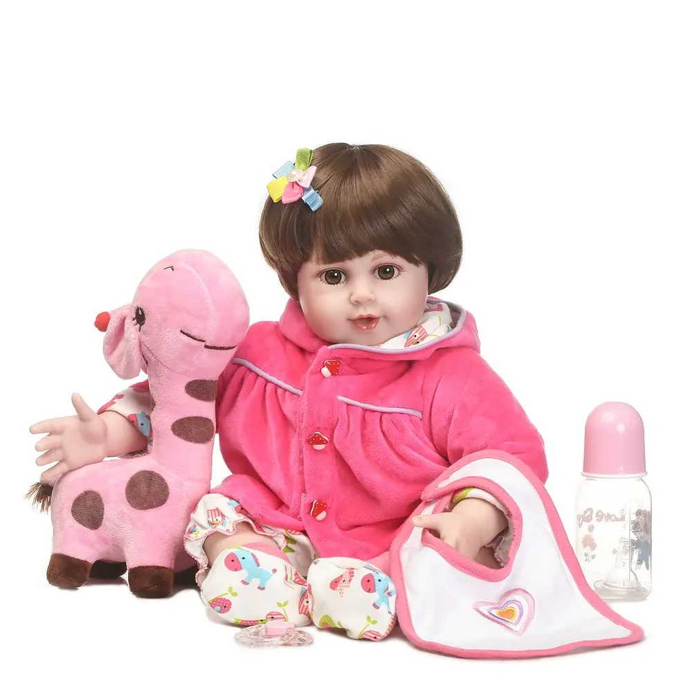 55cm Silicone Reborn Baby Doll Toys Adorable Lifelike Toddler Baby Birthday Gift for Girls Princess Vinyl Toy Dolls Handmade 20 55cm Silicone Reborn Baby Doll Toys Adorable Lifelike Toddler Baby Birthday Gift for Girls Princess Vinyl Toy Dolls Handmade 20
