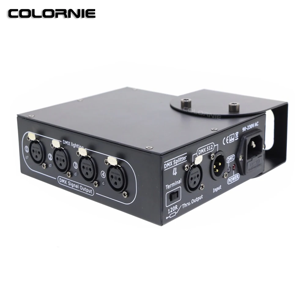 4 канальный DMX сплиттер DMX512 светильник сценический s усилитель сигнала сторонний