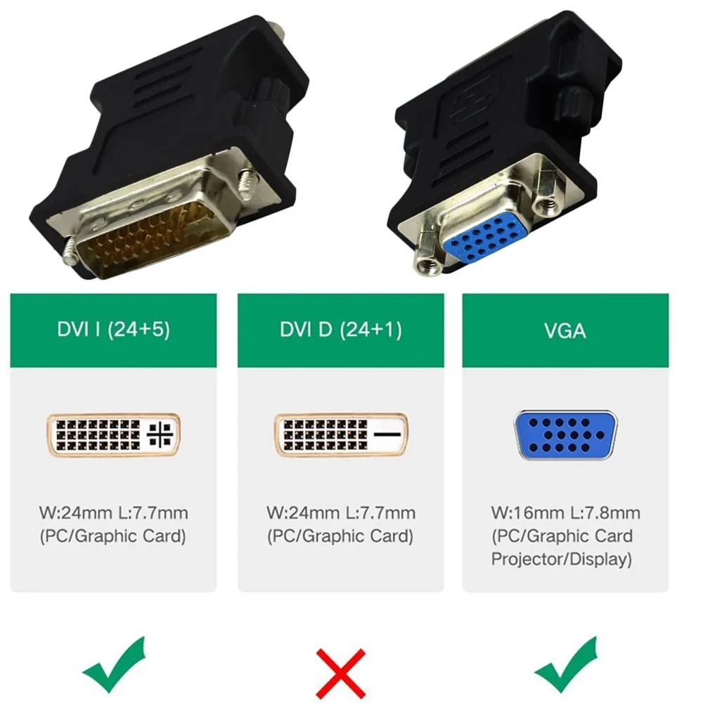 DVI-I to VGA Converter Adapter (3)