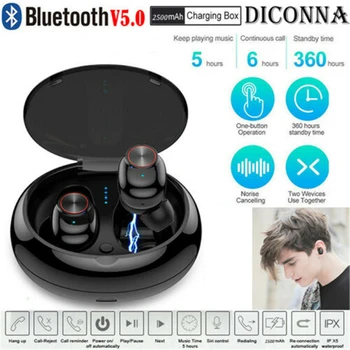 

Mini TWS V7 True Wireless In-Ear Stereo Bluetooth 5.0 Earphones Earbuds Headset