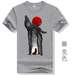 Творчество Tree животных волк печати EXO футболки хлопок 2019 женская летняя футболка плюс Размеры пара Топы Готический уличная футболка T103