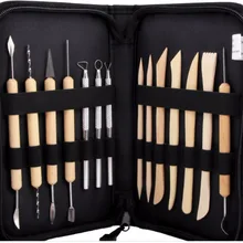 14 шт./компл. краски для рисования на керамике ремесленные инструменты набор с рисунком, деревянные инструменты для рисования художественные принадлежности для скульптуры глины скульптуры