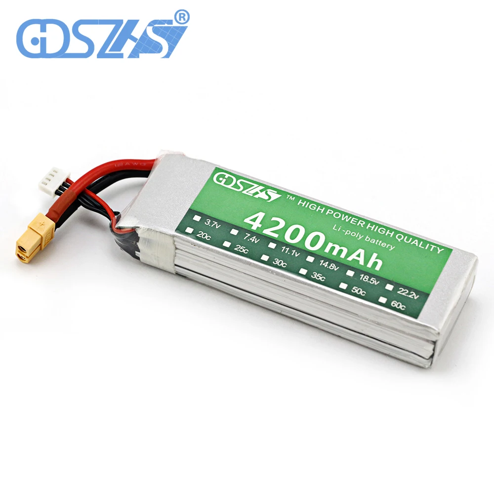 3s 30c 11.1v 4200mah airplane model battery aeromodeling battery model