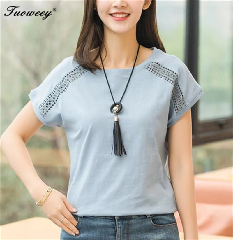 5XL плюс Размер Женская одежда Корейский 2018 Blusas женские хлопковые летние блузки