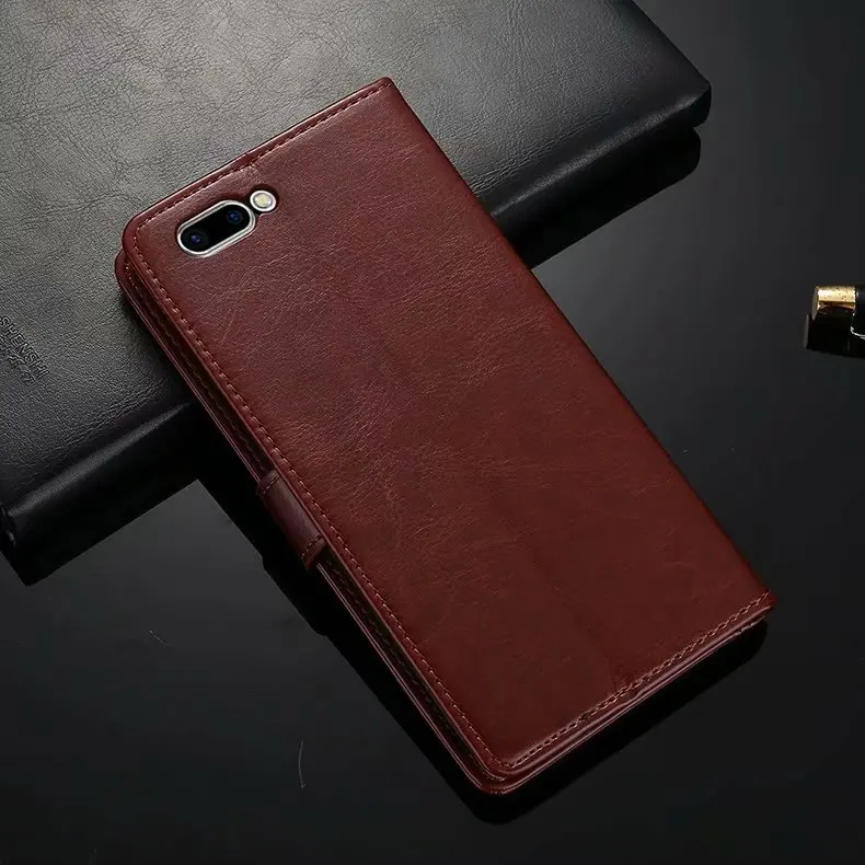 Кожаный чехол-бумажник с подставкой для OPPO RX17 R17 NEO K1 K3 R15X A5 AX5 A3S R15 Reno 10 XZOOM A9 A9X F9 A1K Pro