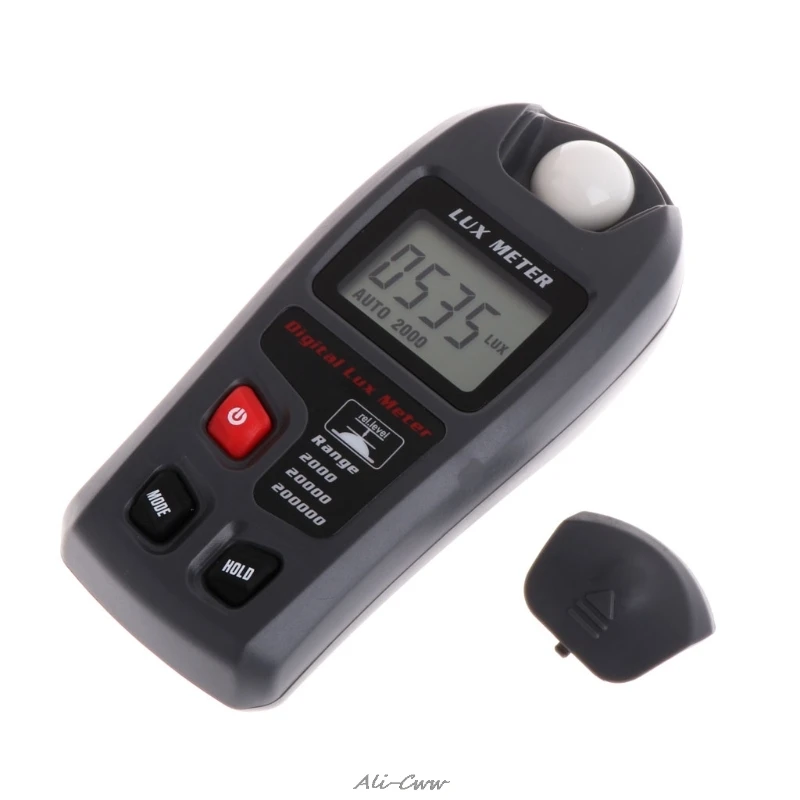 Цифровой светильник Luxmeter 0 1 ~ 200000Lux датчик большой ЖК дисплей фотометр|Приборы для