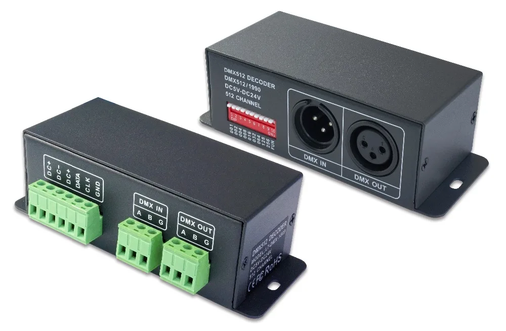 Декодер DMX для LT 1809 SPI сигнальный преобразователь поддержка TM1804/TM1809/WS2811/UCS1903 и т.