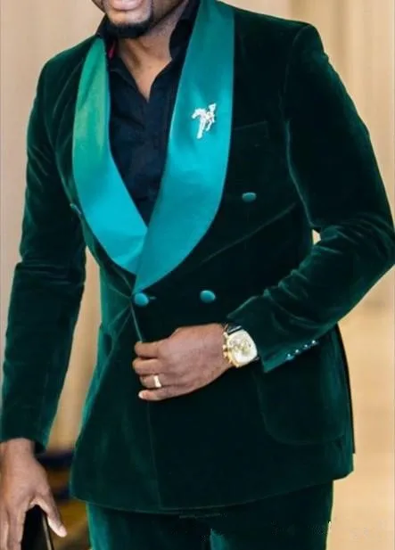 high-quality-dark-green-velvet-men-wedding_