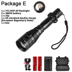 Super bright P55 1800Lumens CREE XHP50 5 mode Outdoor Zoom Spotlight Torch Hunting Tactics LED High Power Use 18650 Flashlight Super bright P55 1800Lumens CREE XHP50 5 mode Outdoor Zoom Spotlight Torch Hunting Tactics LED High Power Use 18650 Flashlight