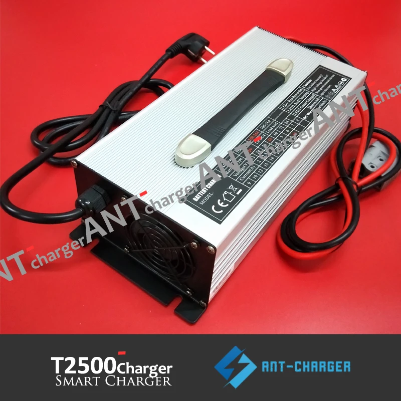 T2500 24V70A maintenance-free lead-acid battery charger 24V 70A GEL AGM battery charger 2500W (4)