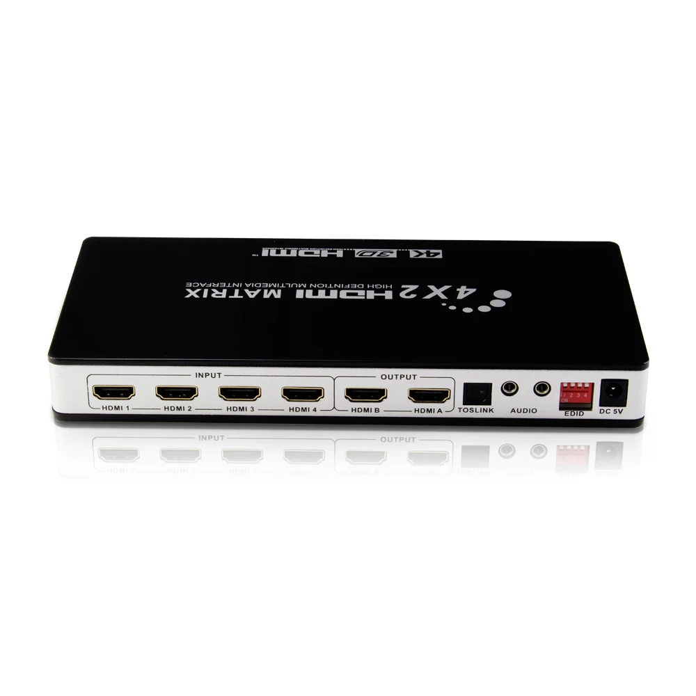 Matriz de Comutadores Compatível com Hdmi hd com Controle ir e Edi Full Remoto Suporta Áudio 1080p V1.4 - 3d 4k x 2k - Image 4