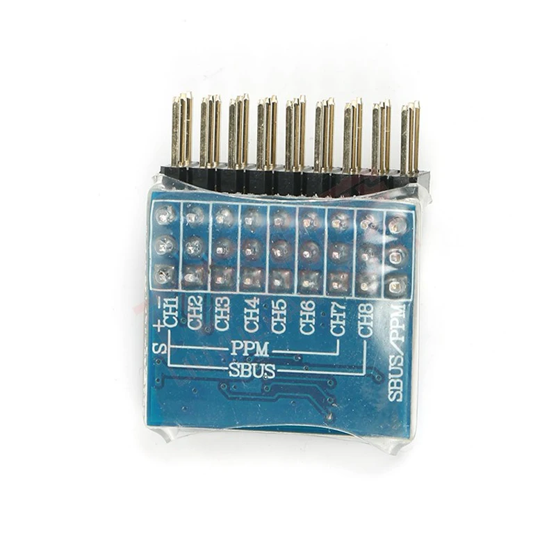 

8CH Receiver SBUS/PPM Output Signal Conversion Module Converter PWM PPM SBUS DBUS S-BUS D-BUS Pixhawk stm32 Fr RC Airpanle Drone