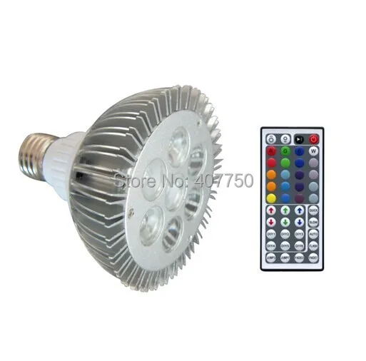 

high power popular appearance 44key IR remote rgb 7X1W Par30 led spot light used for meeting halls or music halls