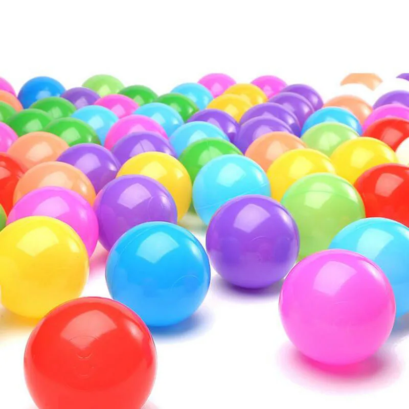 

Eco-friendly soft plastic ocean ball 100pcs/lot colorful water pool ocean wave balls outdoor funny stress air balls for kid