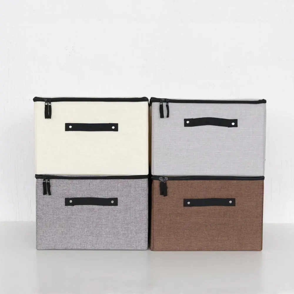 Washable Nonwoven Storage Box Foldable Underwear Bra Socks Container Drawer Organizer Sundries Cothes Home Storage Quilt Saver