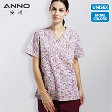 ANNO, мультяшная медицинская одежда, больничный костюм для женщин и мужчин, униформа для кормления, забота о здоровье и красоте, рабочая одежда