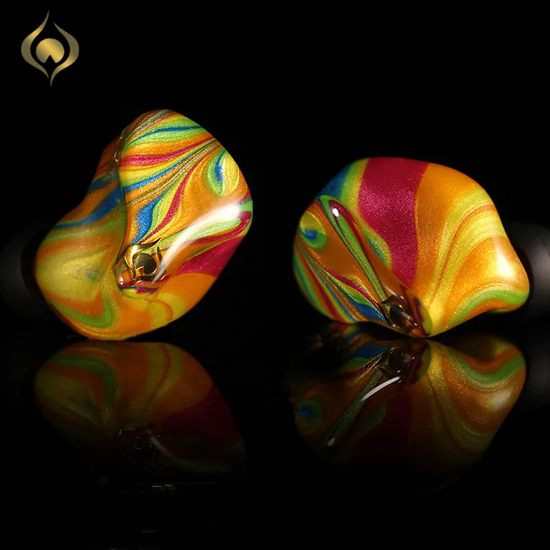 Peaccockaudio P1 7 мм полночастотные разноцветные динамические наушники вкладыши Hi Fi