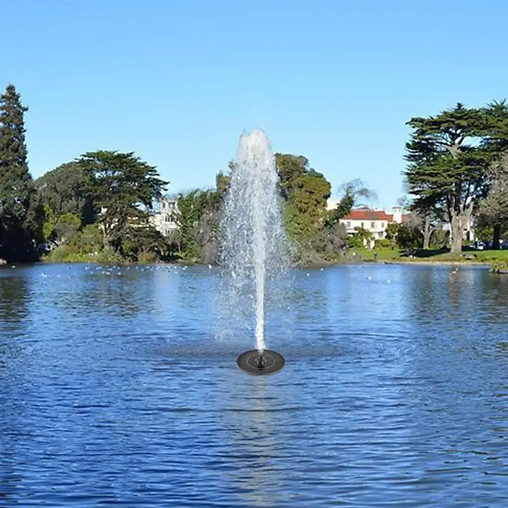 2,4 W светодиодный солнечный фонтан Солнечный открытый фонтан садовый бассейн, пруд Панели солнечные плавающий фонтан садовый декоративный