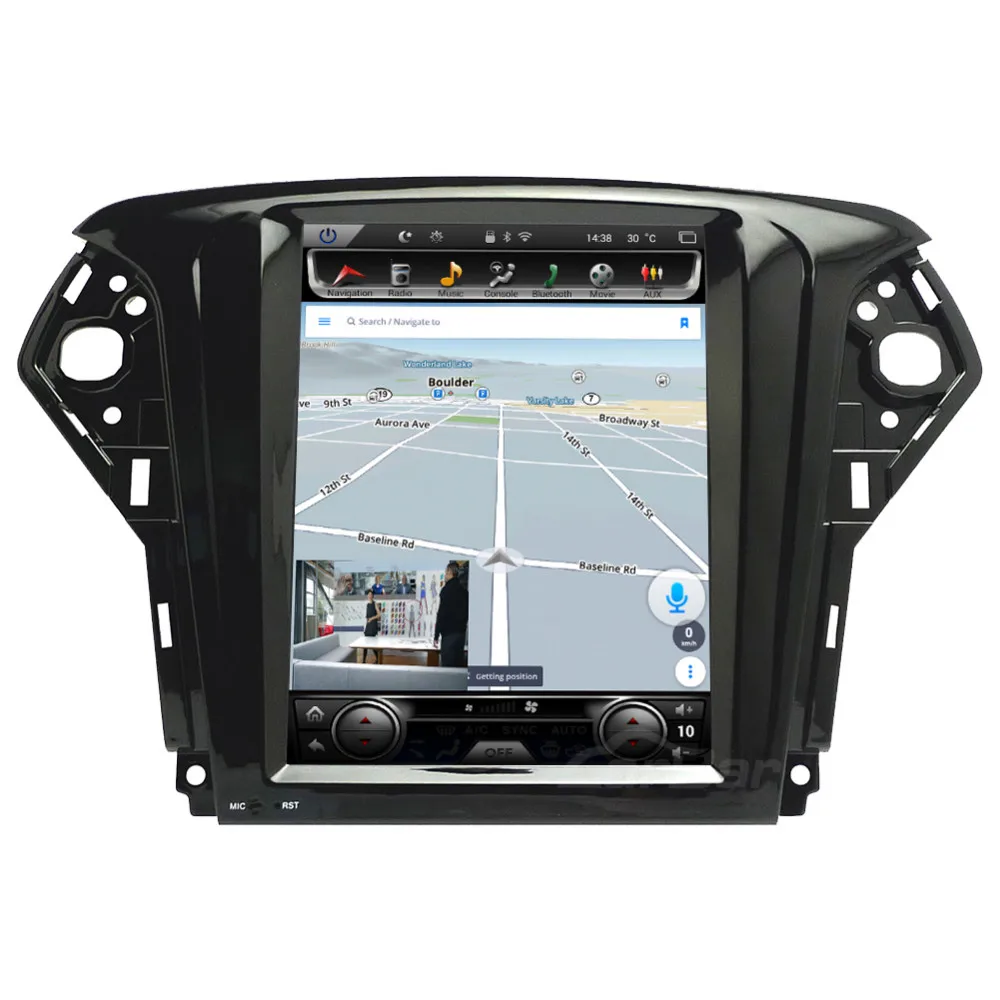 Clearance 10.4" Vertical Screen 1024*768 Android Car DVD GPS Navigation Radio Player for Ford Mondeo 2009 2010 2011  RAM 2GB Quad Core 5