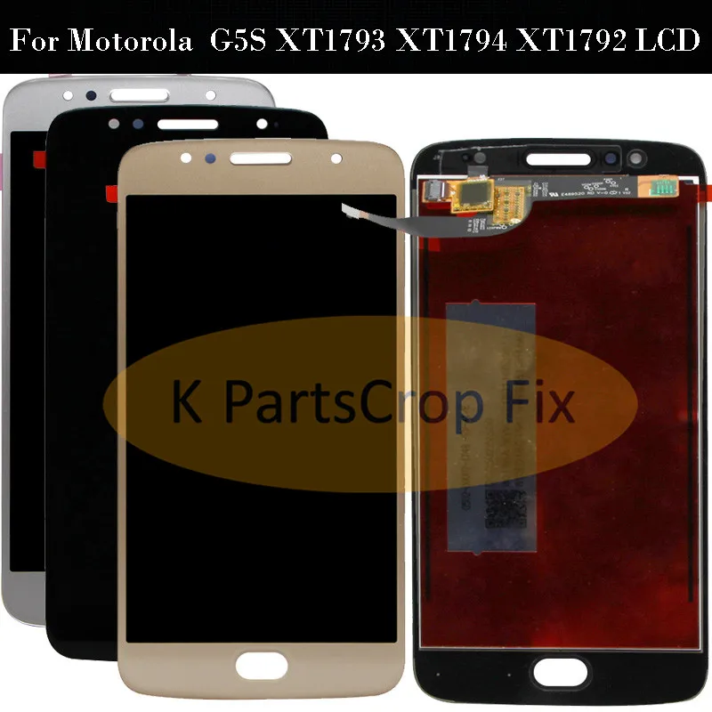 Для Motorola Moto G5S ЖК дисплей с сенсорным дигитайзером в сборе для moto G5s XT1793 XT1794 XT1792
