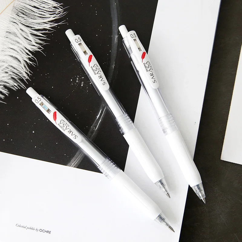 

1pc Japan Zebra sarasa gel pen Feather Limit neuter pen cute Creative pens bullet journal pen kawaii school supplies