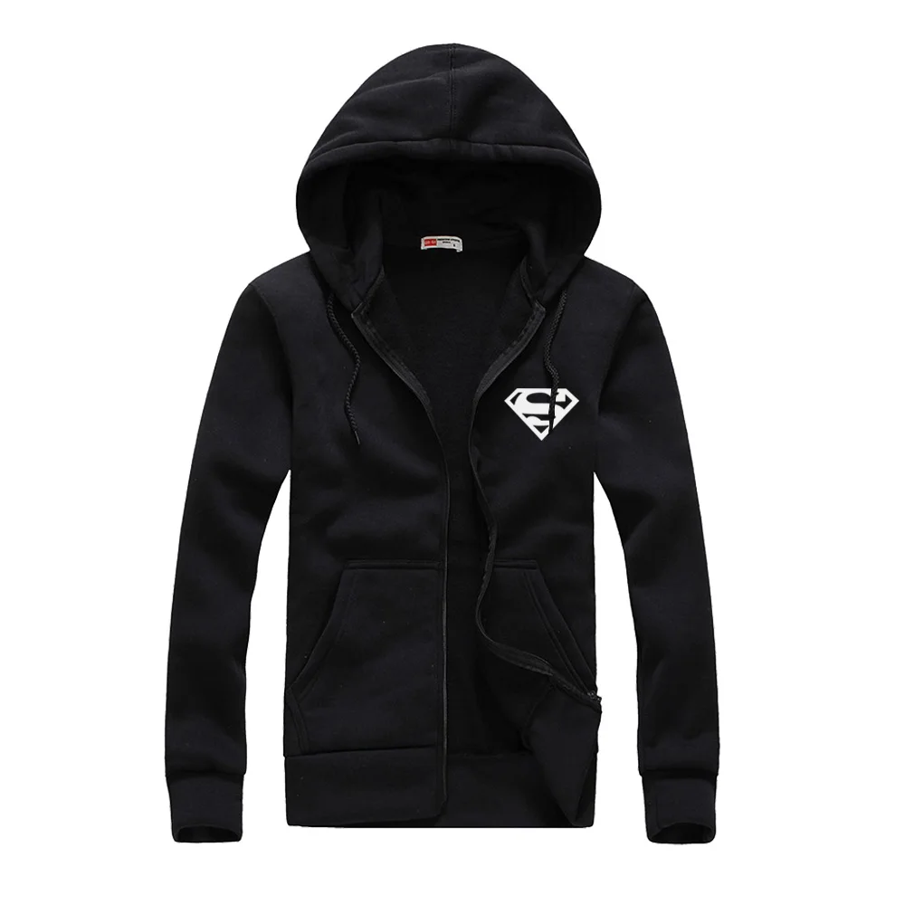 Худи, новинка худи с логотипом Супермена, Бэтмена, на молнии, с ...