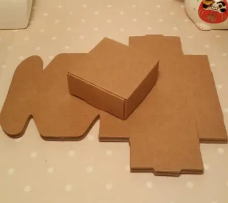30pcs Small Kraft Carton Paper candy Box small brown cardboard paper packing box Craft Gift Handmade Soap Packaging | Дом и сад