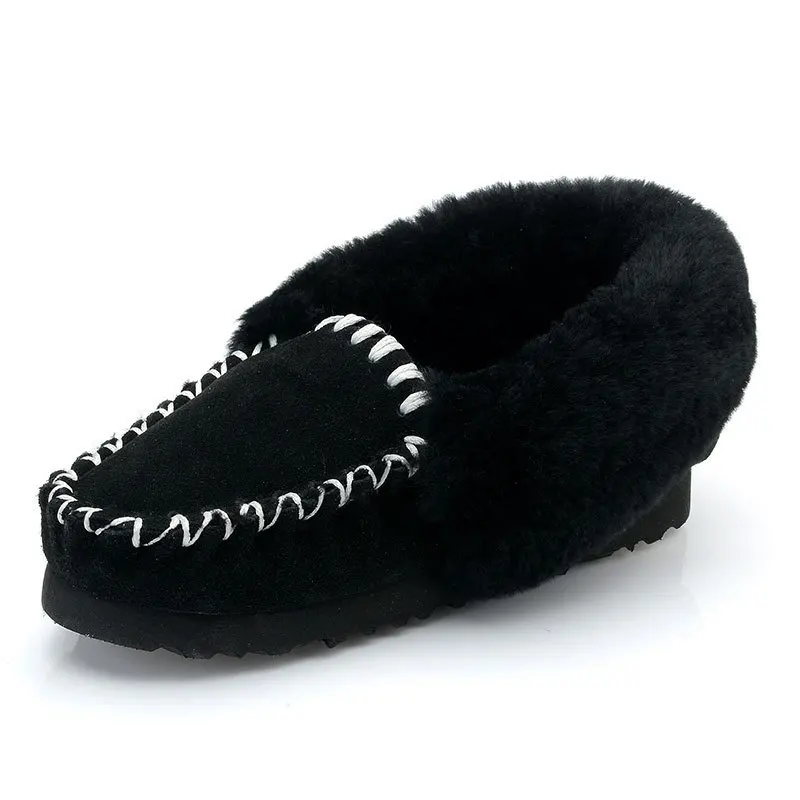 Новое поступление хлопок Для женщин тапочки теплый плюш На зимнем меху тапочки мягкая комнатная обувь на плоской подошве домашние тапочки