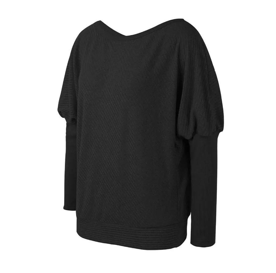 Gladiolus Slash Neck Sexy Autumn Winter Sweater Women 2018  Long Sleeve Loose Casual Long Knitted Pullover Women Sweater Jumpers (30)