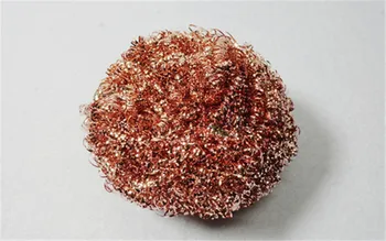 

5pcs/lot Copper wire ball Iron head cleaning Pure brass ball iron head remove tin Cleaning ball soldering accessory