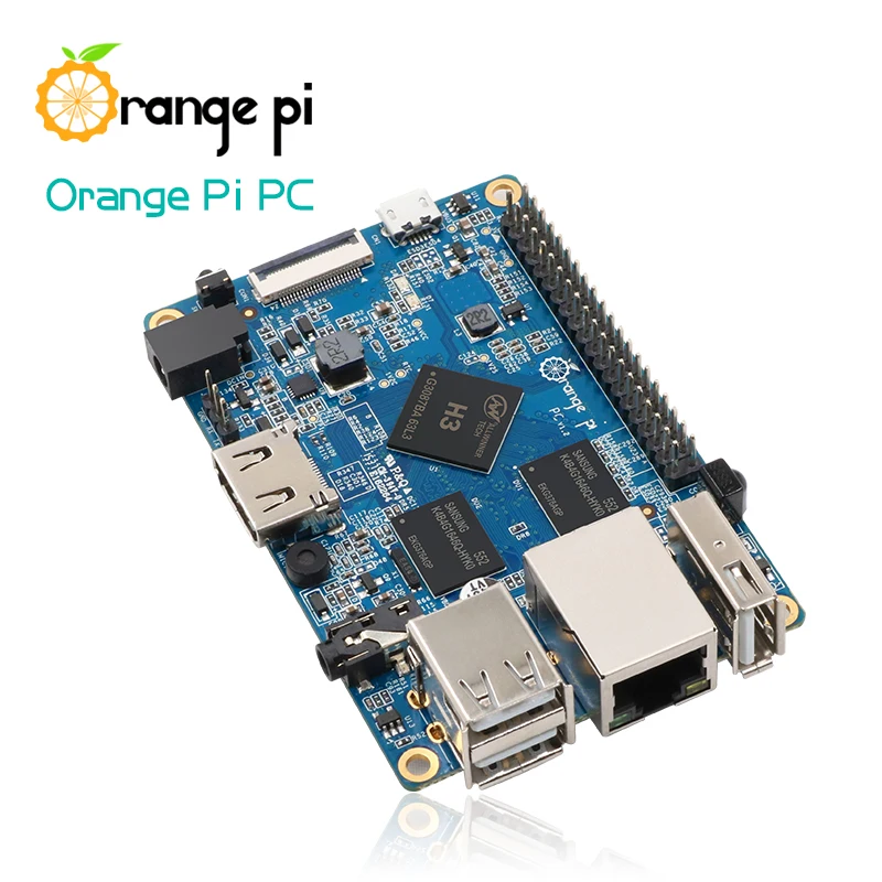 Оранжевый Pi PC SET2: оранжевый Pi PC+ прозрачный ABS чехол с поддержкой Android, Ubuntu, Debian