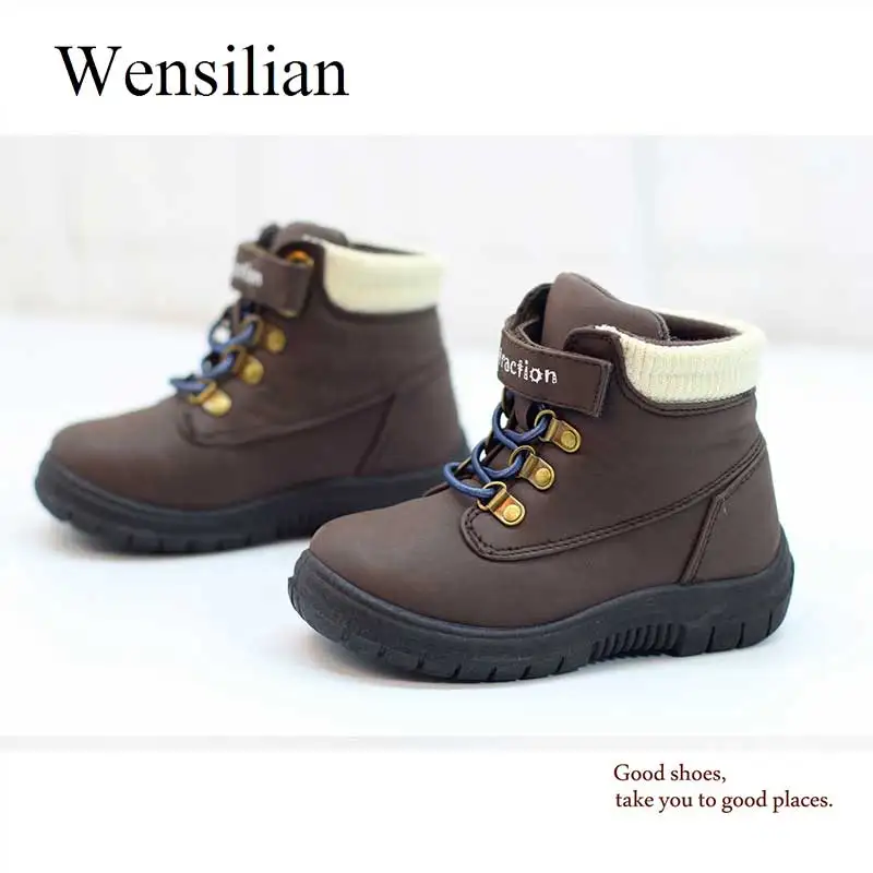 

Fashion Snow Boot For Child Shoes Boys Boots Warm Botas Plush Soft Bottom tenis Girls Boots Winter Chaussure Fille Bota Menina