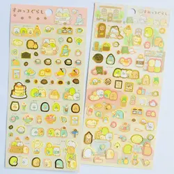 1 лист милые Сумико гураши Золотой фольгированный DIY декоративные наклейки, дневник для телефона для бутылок декоративная ручка этикетка