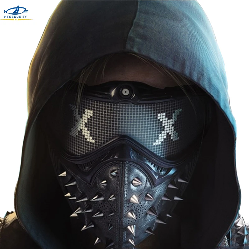 

HFSECURITY PVC Protective Mask Halloween Cosplay Party Make Up Masks