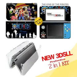 Аксессуары для игры Nintendo Новые 3 DSLL/xl (k P винил кожи Стикеры Protector + Разделение кристалл чехол)