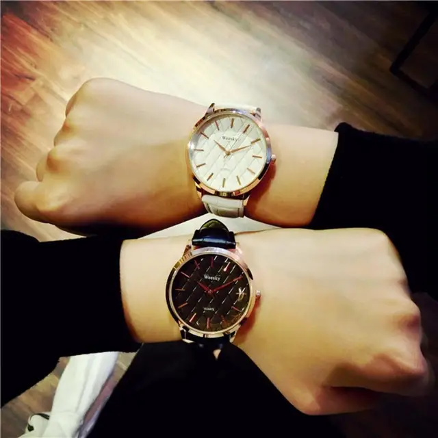 2017 NEW Simple Casual Fashion Decoration For Men And Women Couple Watch Trend W 2017 NEW Simple Casual Fashion Decoration For Men And Women Couple Watch Trend W