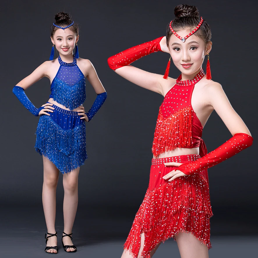 Children Latin Dance Performance Clothes Children's Latin Dance Dress