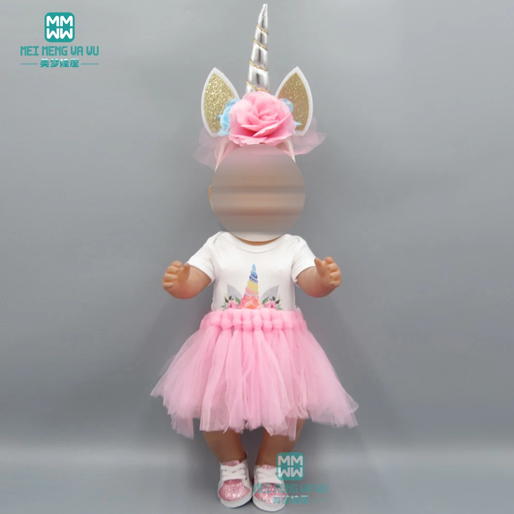 Детское модное балетное платье принцессы на 43 см кукла и кукольная одежда для новорожденных