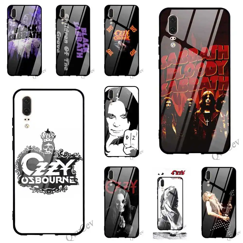 

Hybrid Ozzy Osbourne Tempered Glass Phone Case for Huawei Honor 7A Pro Cover 10 9 Y6 Y9 P10 Lite P20 P Smart Mate 20 Cases Skin