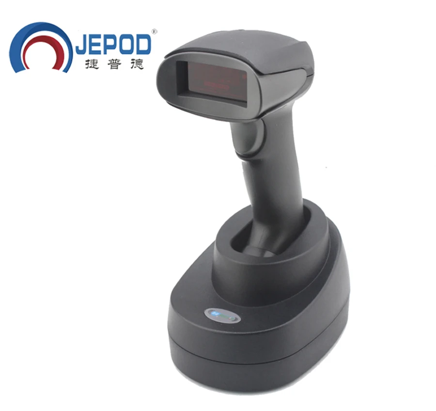 Беспроводной сканер штрих кода JEPOD USB считыватель кодов с поддержкой устройство
